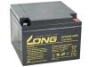 Long 12V 26Ah olověný akumulátor M5 (WP26-12N)