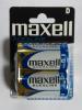 Nenabíjecí baterie Maxell Alkaline velikosti D - LR20 1,5V balení 2ks