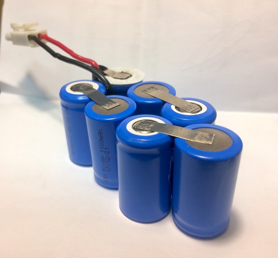 Bateriová sestava 8,4V 1600mAh z článků Xcell 2/3A NiMH 