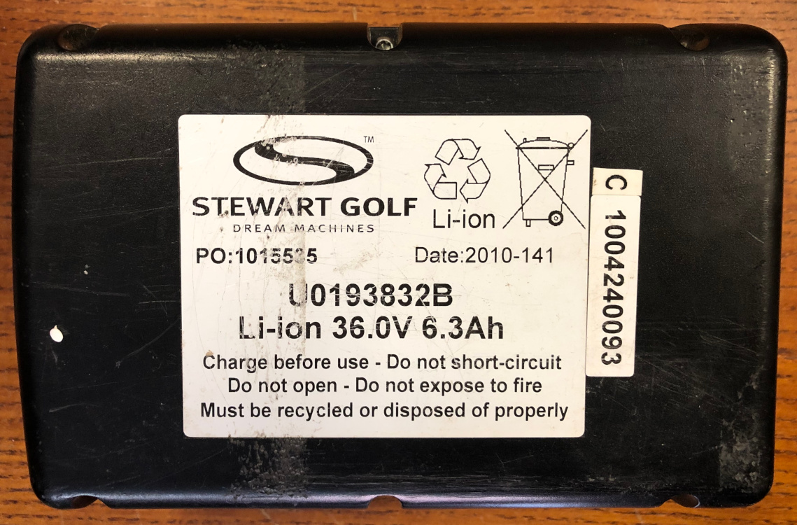 Repase baterie pro elektrický golfový vozík stewart 36V 8,7Ah Li-Ion Panasonic