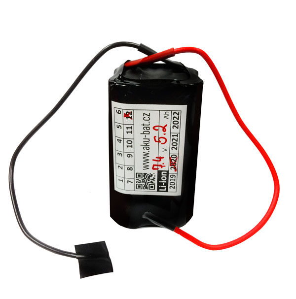 Bateriová sestava pro modely a hračky ICR18650 7,4V Li-ion 5200mAh