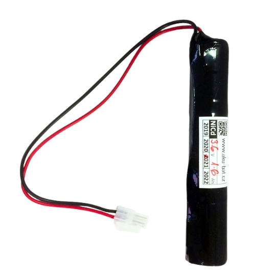 Baterie pro nouzov&aacute; světla Ni-Cd 3,6V 1600mAh vysokoteplotn&iacute; - Molex Mini-Fit 5557-02R 