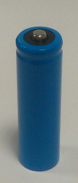 LiFePo4 baterie IFR14500J 3,2V 600mAh velikosti 14500 (AA) s čepičkou na plus pólu