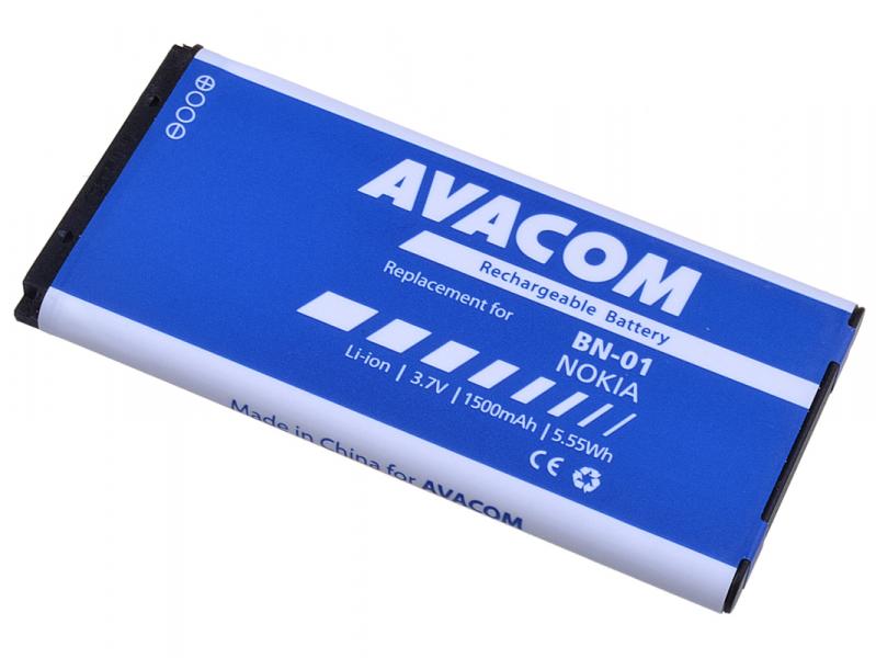 Baterie do mobilu Nokia X Android Li-Ion 3,7V 1500mAh (náhrada BN-01)