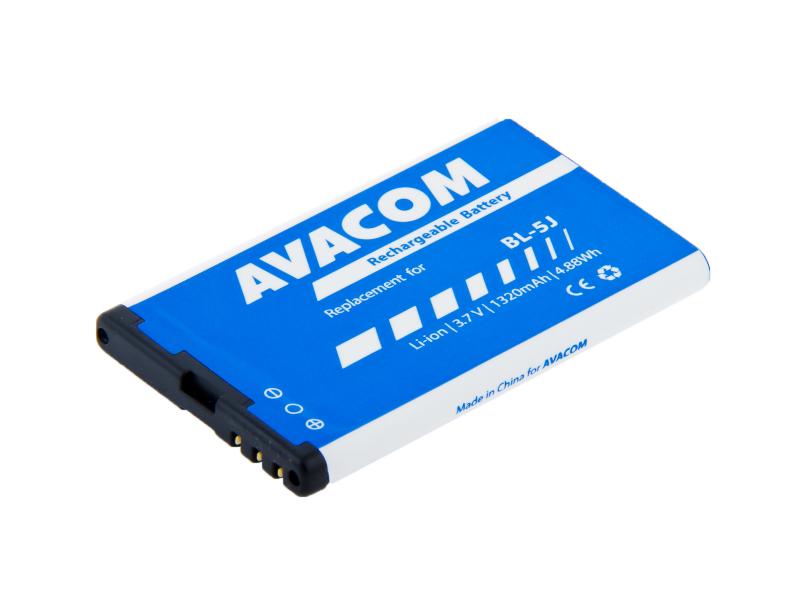 Baterie do mobilu Nokia 5230, 5800, X6 Li-Ion 3,7V 1320mAh (náhrada BL-5J)