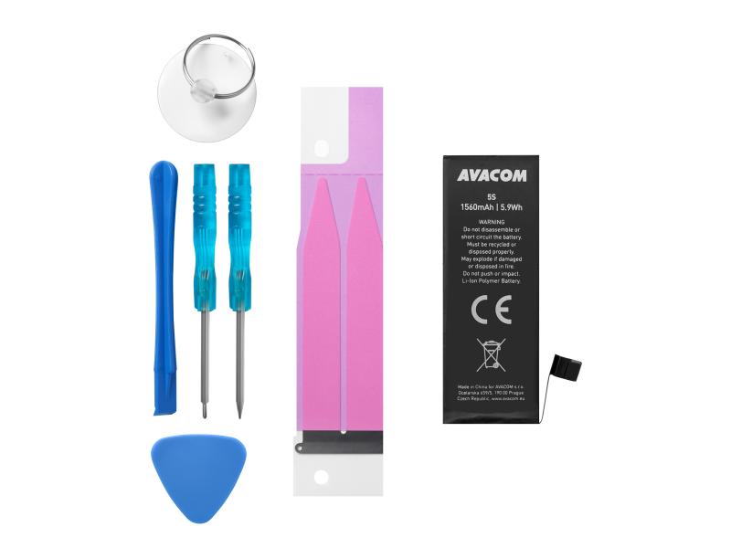 Baterie pro Apple iPhone 5s / 5c, Li-Ion 3,8V 1560mAh (náhrada 616-0718)