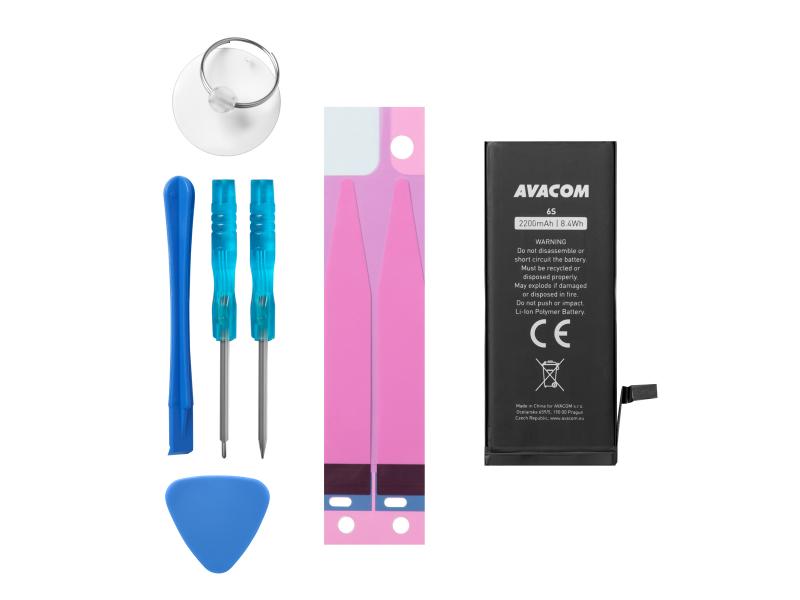 Baterie pro Apple iPhone 6s - vysokokapacitní, Li-Ion 3,82V 2200mAh (náhrada 616-00036)