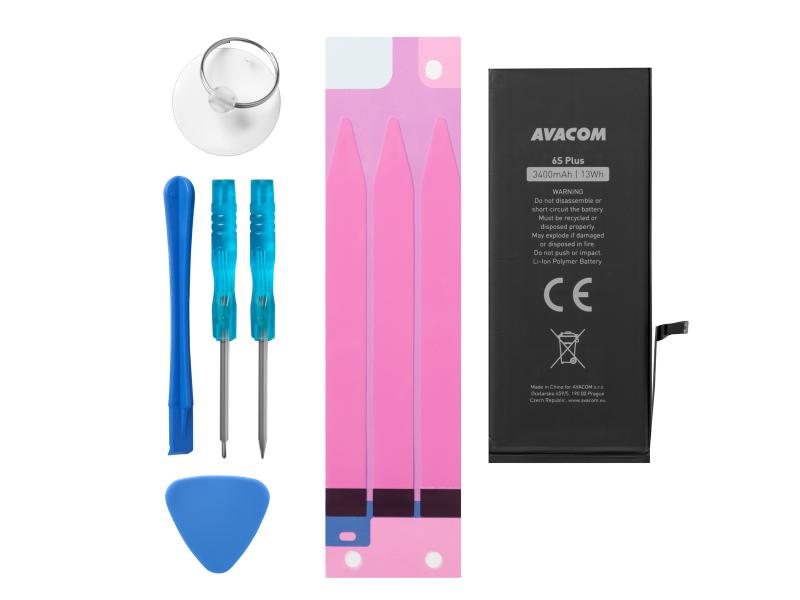 Baterie pro Apple iPhone 6s Plus - vysokokapacitní, Li-Ion 3,82V 3400mAh (náhrada 616-00042)