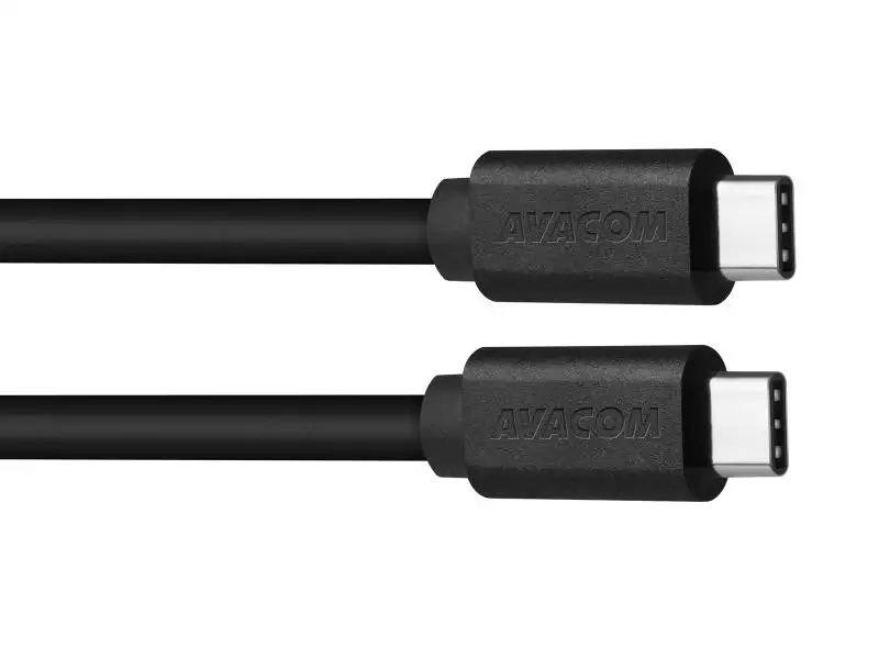 Datov&yacute; a nab&iacute;jec&iacute; kabel USB Type-C - USB Type-C, 40cm, čern&aacute;