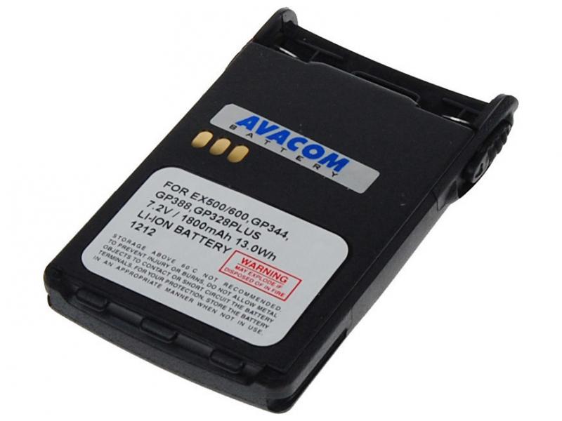 Motorola GP328 PLUS, GP344, GP688 PLUS Li-ion 7,2V 1800mAh