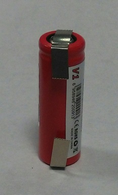 Li-ion baterie Efest IMR14430 3,7V 600mAh s vývody do U