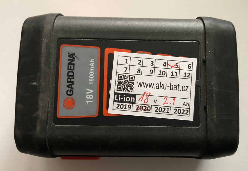Repase aku baterie GARDENA 5-561 18V 3000mAh 46,8Wh Li-Ion