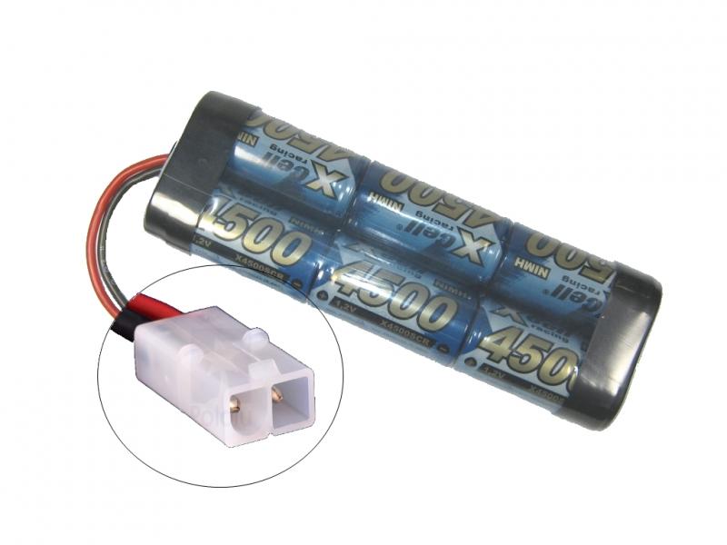 LP baterie Ni-MH 7,2V Ni-MH 7,2V 4500mAh Xcell, konektor Tamiya velk&yacute;