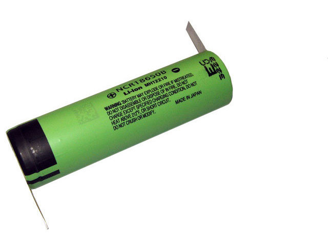 18650 Li-ion 3,7V 3400mAh Panasonic NCR18650B s vývody do Z