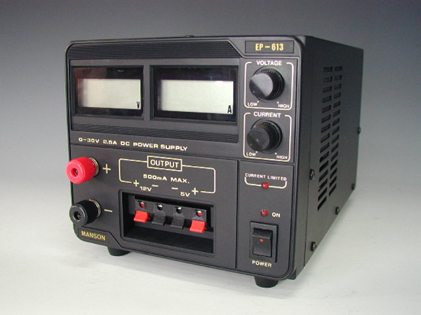 Laboratorní zdroj MANSON 0-30 VDC / 2,5 A, 75 W, EP-613