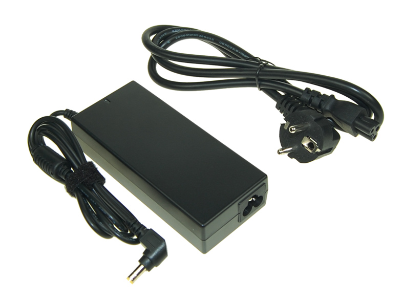 Nabíjecí adaptér pro notebook 100-240V/19V 4,74A 90W zahnutý konektor 5,5mm x 2,5mm
