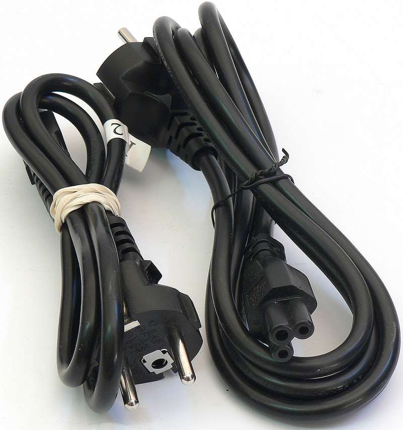 Napájecí kabel pro notebookové zdroje trojpinový (trojlístek) 