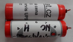 Akupack NiCD 2,4V 940mAh AA s vývody do tištěného spoje 