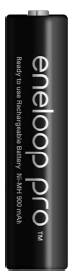 PANASONIC Eneloop Pro AAA 900mAh BK-4HCCE náhrada za HR-4UWXB - 1ks