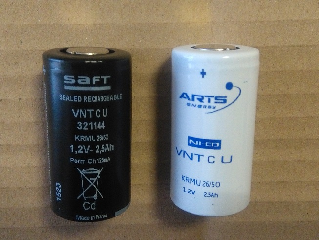 Baterie ARTS Saft VNT C U CFG NiCd 1,2V 2500mAh FT vysokoteplotní