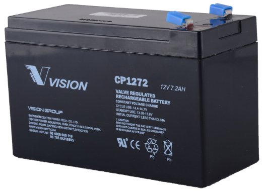 Vision 12V 7Ah olověný akumulátor F2