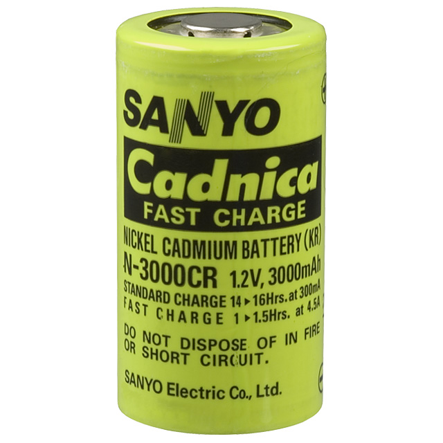 NiCd baterie Panasonic Sanyo Cadnica 1,2V 3000mAh N-3000CR vel. C