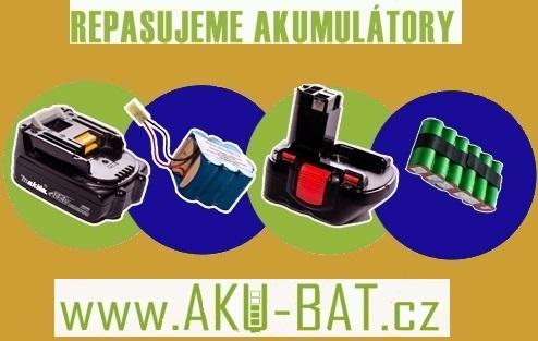 Repase baterie 21,6V (22,2V) z článků Sony US18650VTC6 Li-ion 3000mAh