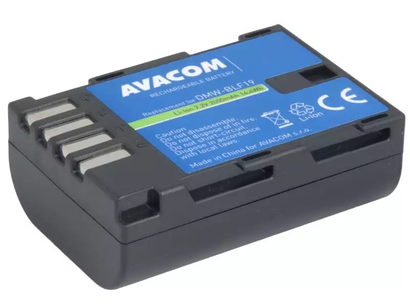 Panasonic DMW-BLF19 Li-Ion 7.2V 2000mAh 14.4Wh