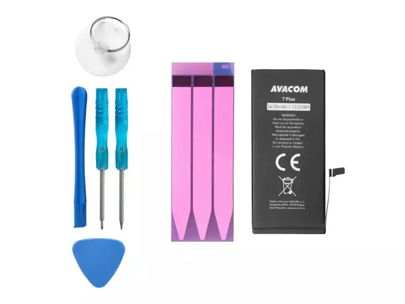 Baterie pro Apple iPhone 7 Plus - vysokokapacitní, Li-Ion 3,8V 3410mAh (náhrada 616-00249)