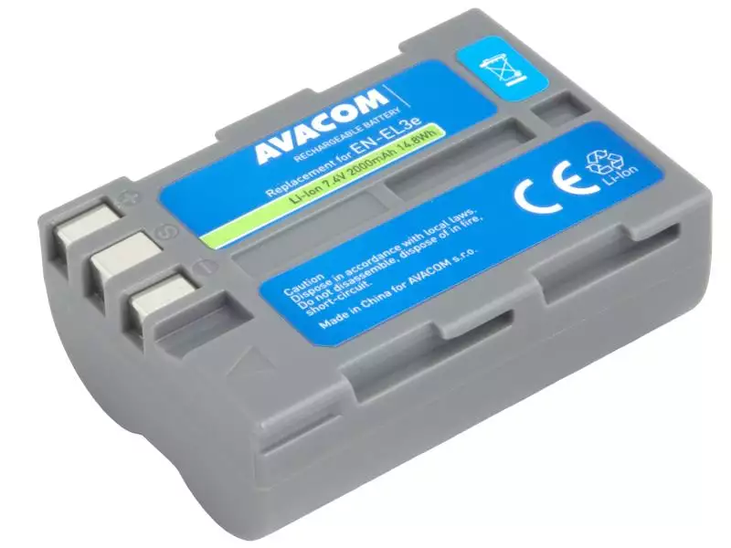 Nikon EN-EL3E Li-Ion 7.4V 2000mAh 14.8Wh