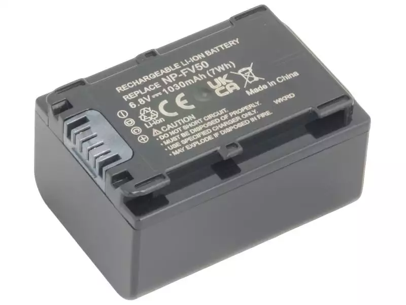 Sony NP-FV30, NP-FV50 Li-Ion 6.8V 1030mAh 7Wh
