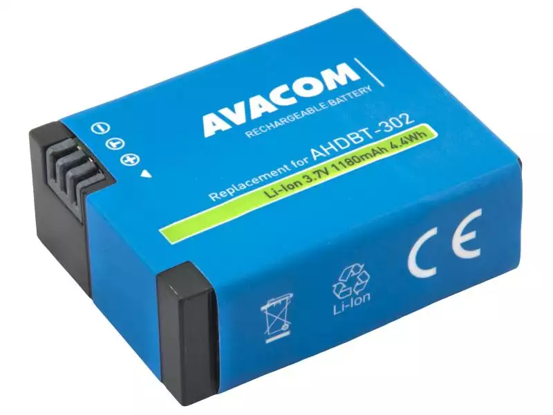 GoPro AHDBT-302 Li-Ion 3.7V 1180mAh 4.4Wh