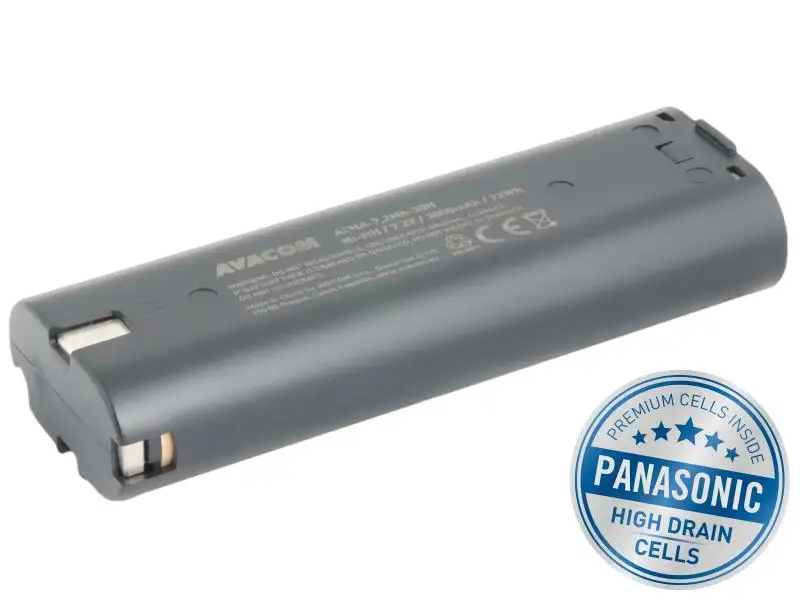 MAKITA 7000 Ni-MH 7,2V 3000mAh, články PANASONIC