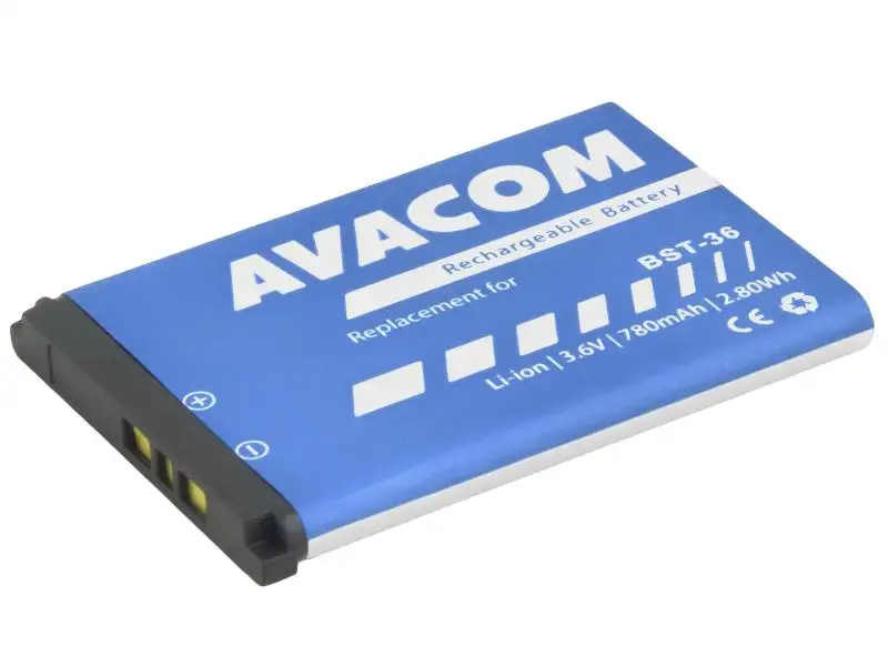 Baterie do mobilu Sony Ericsson J300, W200 Li-Ion 3,7V 780mAh (náhrada BST-36)