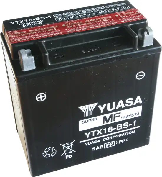 motobaterie YUASA YTX16-BS-1 (12V 14Ah)