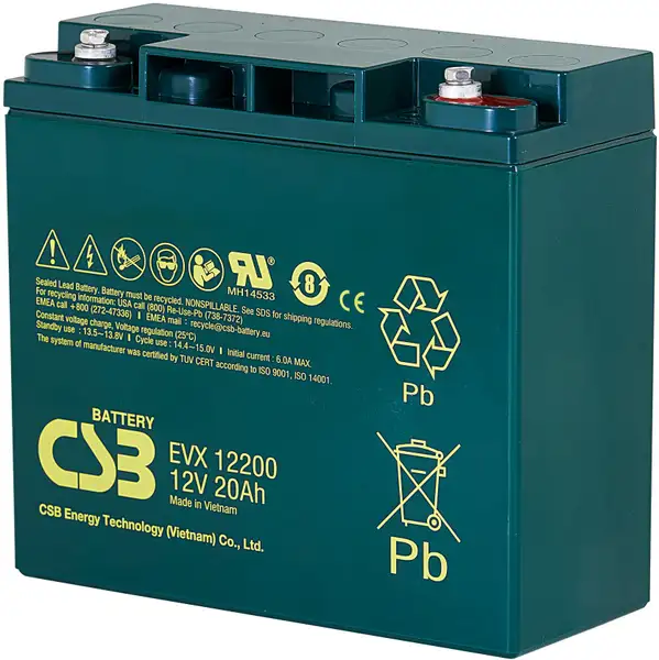akumulátor CSB EVX12200 (12V/20Ah)