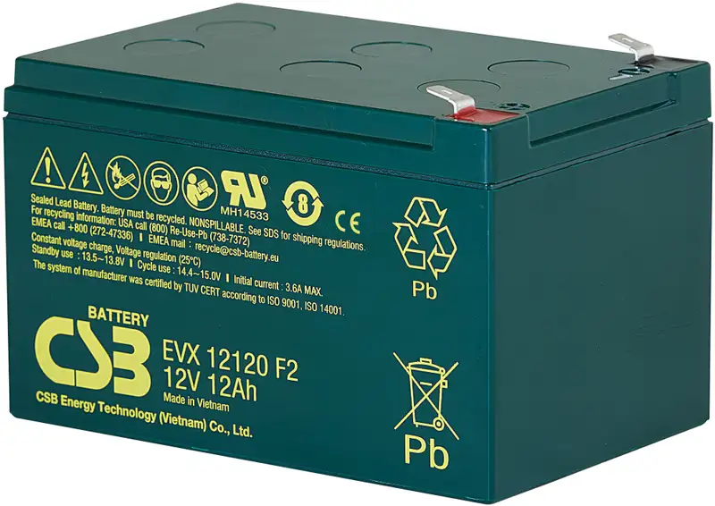 akumulátor CSB EVX12120 F2 (12V/12Ah)