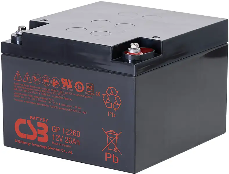 akumulátor CSB GP12260 I (12V/26Ah)