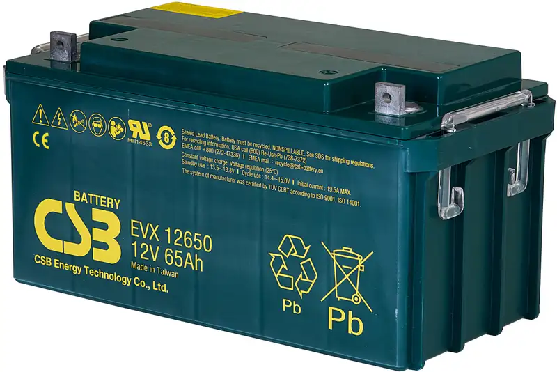 akumulátor CSB EVX12650 (12V/65Ah)