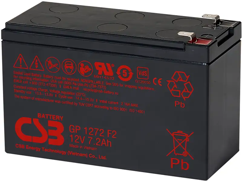 akumulátor CSB GP1272 (12V/7,2Ah/28W)