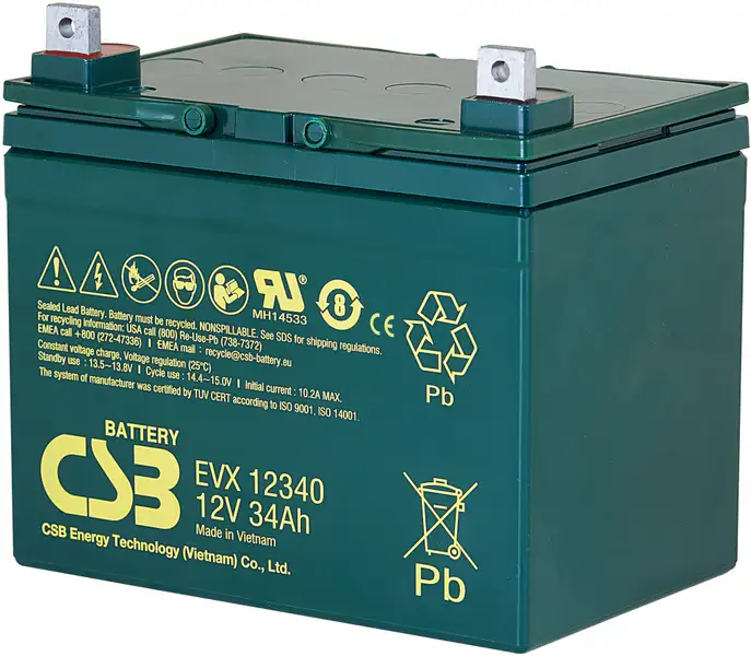 akumulátor CSB EVX12340 (12V/34Ah)