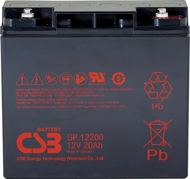 akumulátor CSB GP12200 (12V/20Ah)