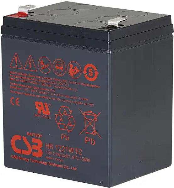 akumulátor CSB HR1221W F2 (12V/5,1Ah)