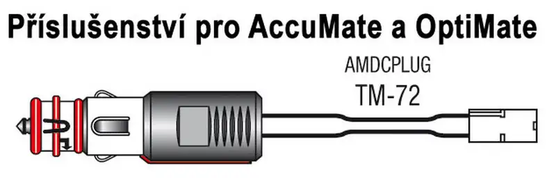 TM-72 příslušenství k Accumate a Optimate - propojení do zapalov