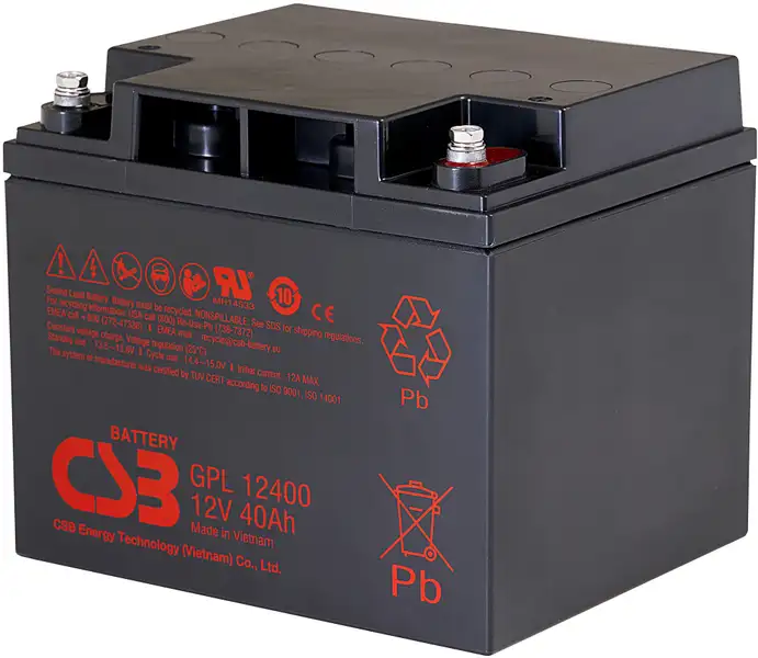 akumulátor CSB GPL12400 I (12V/40Ah)