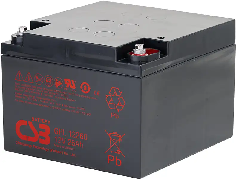 akumulátor CSB GPL12260 I (12V 26Ah)