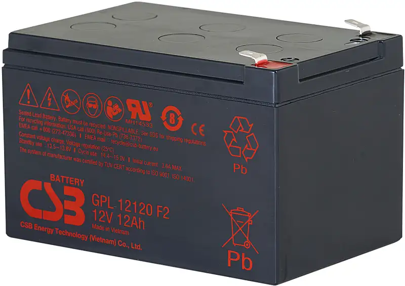 akumulátor CSB GPL12120 F2 (12V/12Ah)