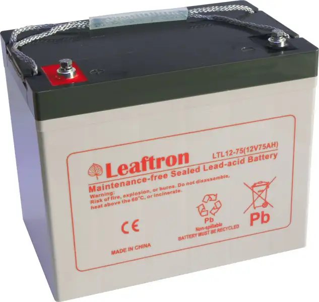 akumulátor Leaftron LTL12-75 (12V/75Ah)