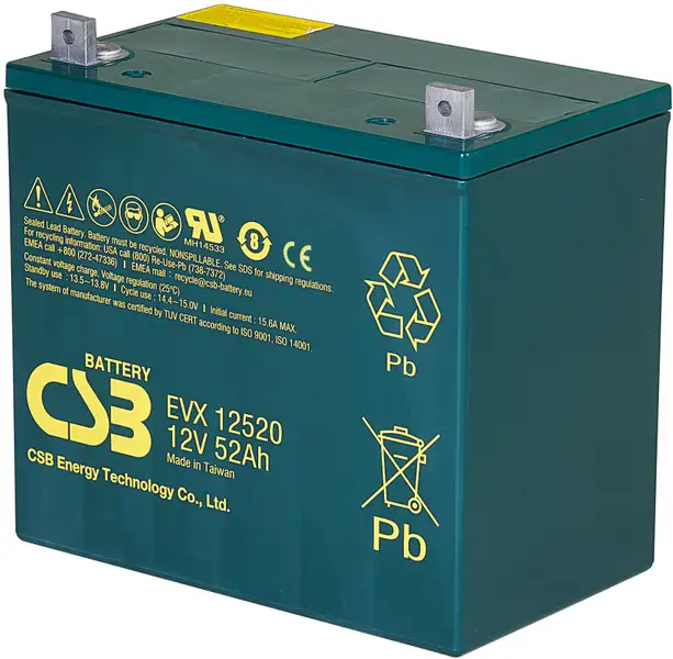 akumulátor CSB EVX12520 (12V/52Ah)