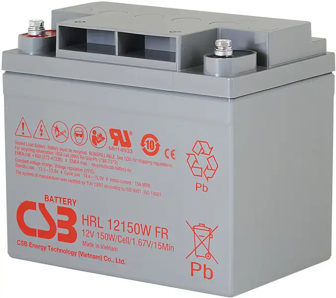 akumulátor CSB HRL12150W FR (12V 37,5Ah)